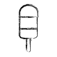 ice cream bar icon over white background vector illustration