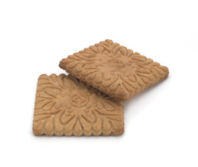 Cookies on a white background