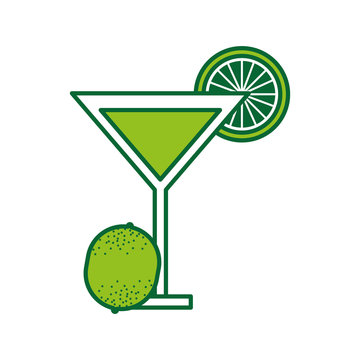 lemon juice tropical fruit beverage vector illustration design