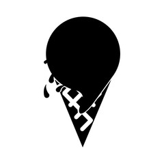 delicious ice cream isolated icon vector illustration design