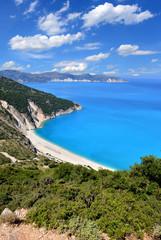 Fototapeta na wymiar Myrtos beach - Kefalonia, Greece