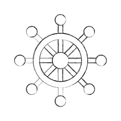 boat timon isolated icon vector illustration design