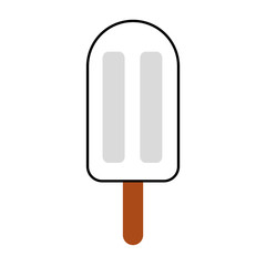 Popsicle ice isolated icon vector illustration design