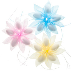 Colored Confetti Favors isolated over white background