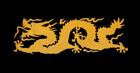 gold dragon paint