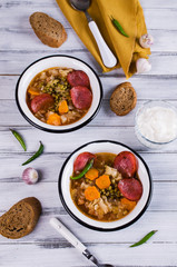 Soup with beans