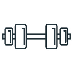 weight lifting device icon vector illustration design