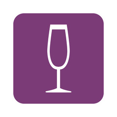 cocktail drink icon over white background vector illustration