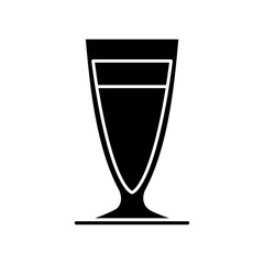 cocktail drink icon over white background vector illustration