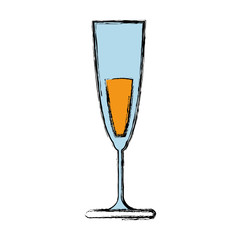 cocktail drink icon over white background colorful design vector illustration