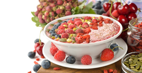 Dietary smoothies with berries