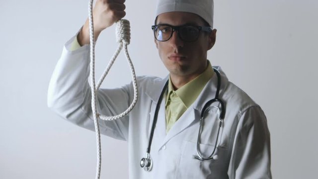 The doctor makes a fatal diagnosis.