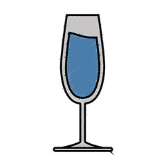 cocktail drink icon over white background colorful design vector illustration