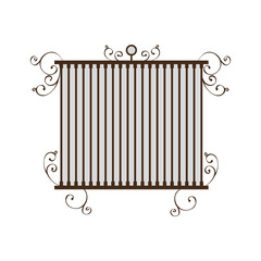 birdcage icon over white background vector illustration