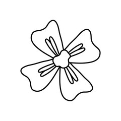 flower icon over white background vector illustration