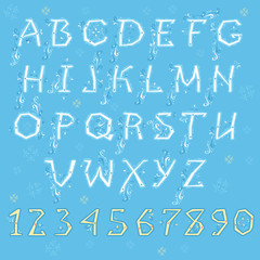 White Winter Alphabet
