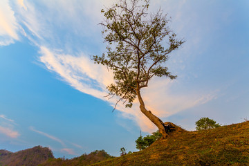 Obraz premium stunning scenery on Nean Sawan viewpoint Kanchanaburi.