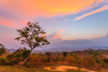 stunning scenery on  Nean Sawan viewpoint Kanchanaburi.