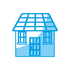 house icon over white background vector illustration