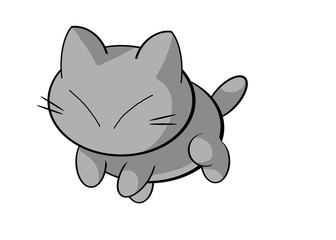 Schwarze Katze