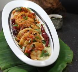 South Indian Fried Idly 