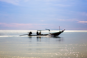 fishing boat in the sea