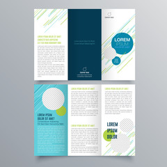 Brochure design, brochure template, creative tri-fold, trend brochure