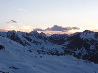 The Passo dello Stelvio, the Alps, Italy