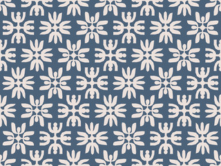 seamless pattern with abstract ornaments