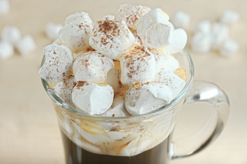 coffee and marshmallow