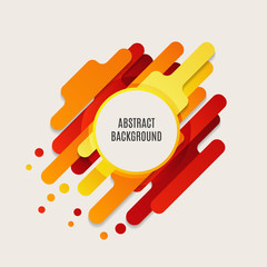 Abstract futuristic modern background. Vector flat abstraction illustration concept. Looks energy, motion, art, business brochure, poster, banner