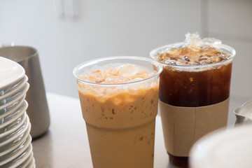Cold coffee ready to served