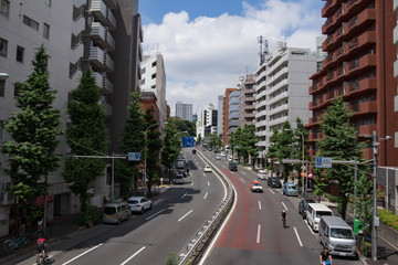 駒沢通り沿いの景色