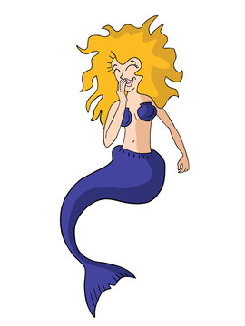funny mermaid