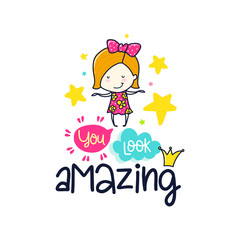 Vector poster with phrase