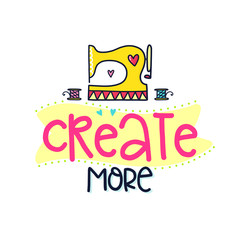 Vector poster with phrase