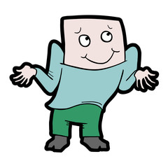 Character with funny expression