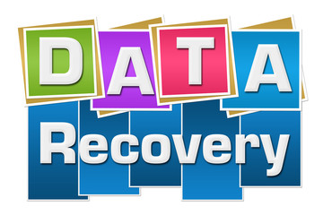 Data Recovery Colorful Squares Stripes 