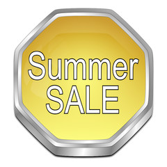 Summer Sale Button - 3D illustration