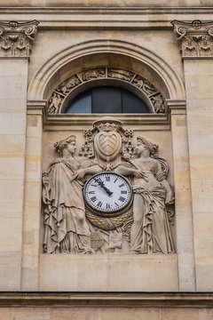 Fragment Of Sorbonne Edifice. Name Is Derived From College De Sorbonne (1257) By Robert De Sorbon As One Of First Colleges Of Medieval University In Paris.