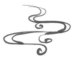 流水　文様　夏　アイコン