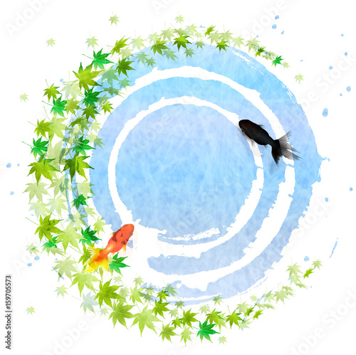 金魚 もみじ 葉 アイコン Wall Mural Wallpaper Murals J Boy 金魚 もみじ 葉 アイコン Wall Mural Wallpaper Murals J Boy