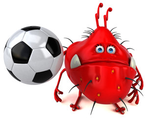 Fun germ - 3D Illustration