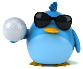 Blue bird - 3D Illustration