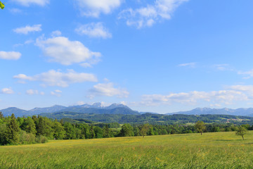 Alps in bavaria, panorama