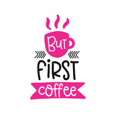 Vector poster with phrase decor elements