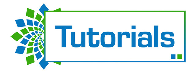Tutorials Green Blue Circular Bar 