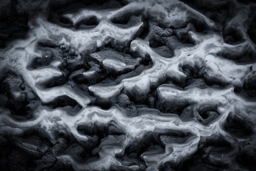 Abstract mushrooms pattern