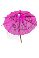 ombrelle japonaise rose pour décoration cocktail 