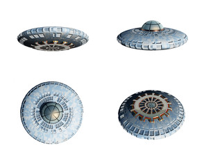 UFO, 3D Render © sergii rostetskyi